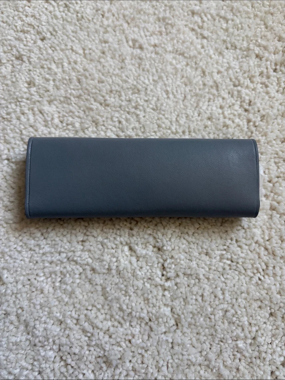 Tumi Black and Gray Leather - Luggage Strap Cover